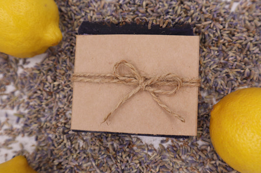 Lemon and Lavender Glitter Bar